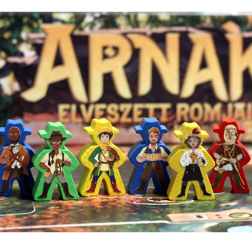 Meeple Sticker Lost Ruins of Arnak Sticker Set 26 Stück