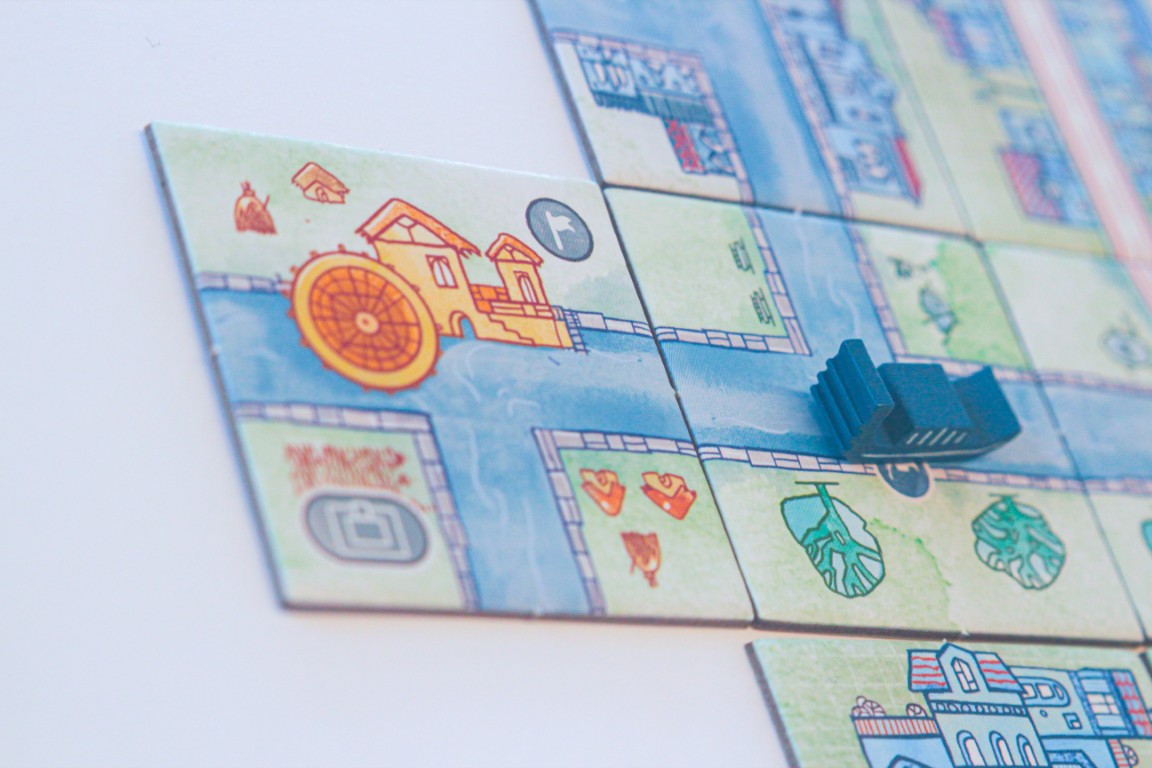 Horrible Railroad Tiles Canals Erweiterung Brettspiel