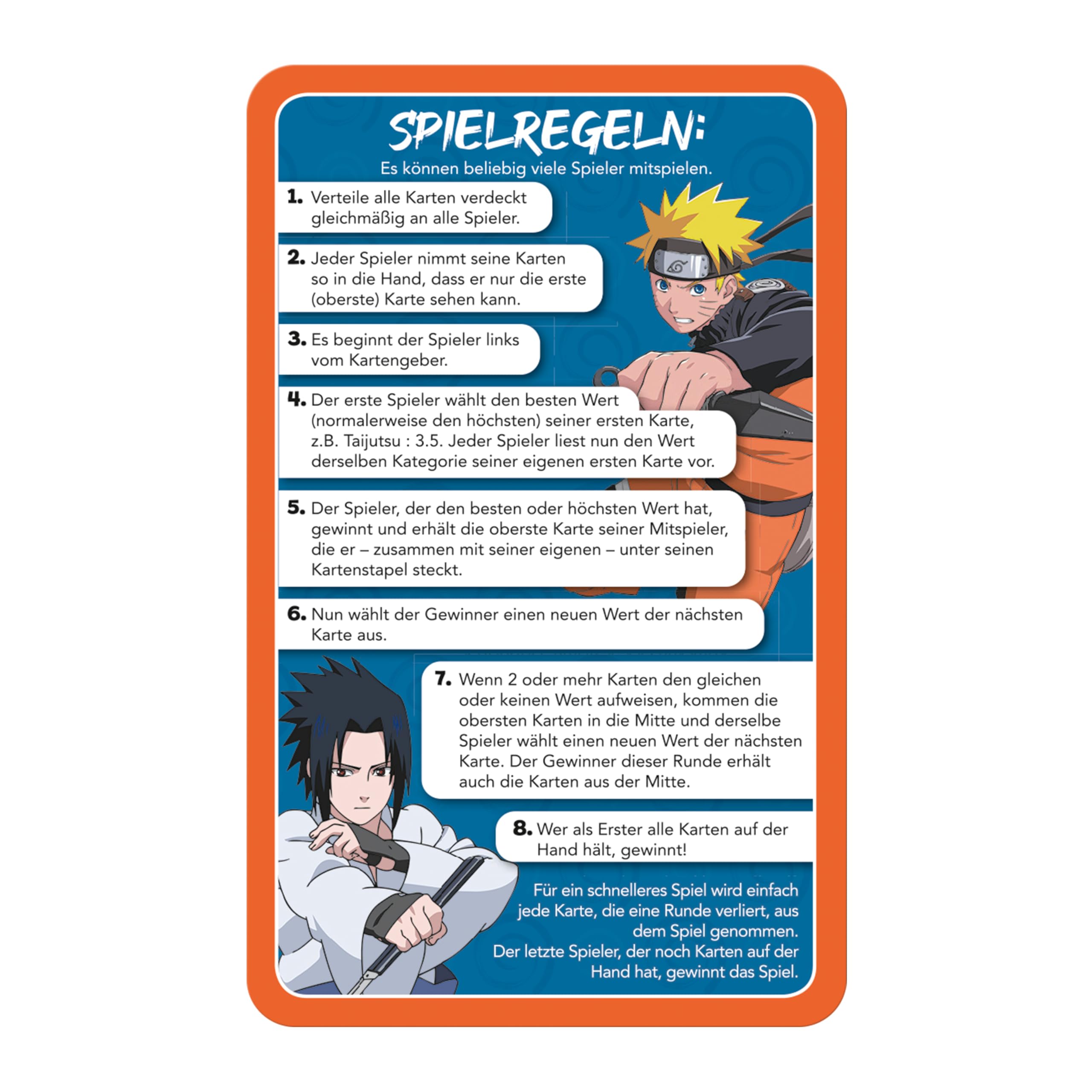 Winning Moves Top Trumps Collectables Naruto Kartenspiel ab 6