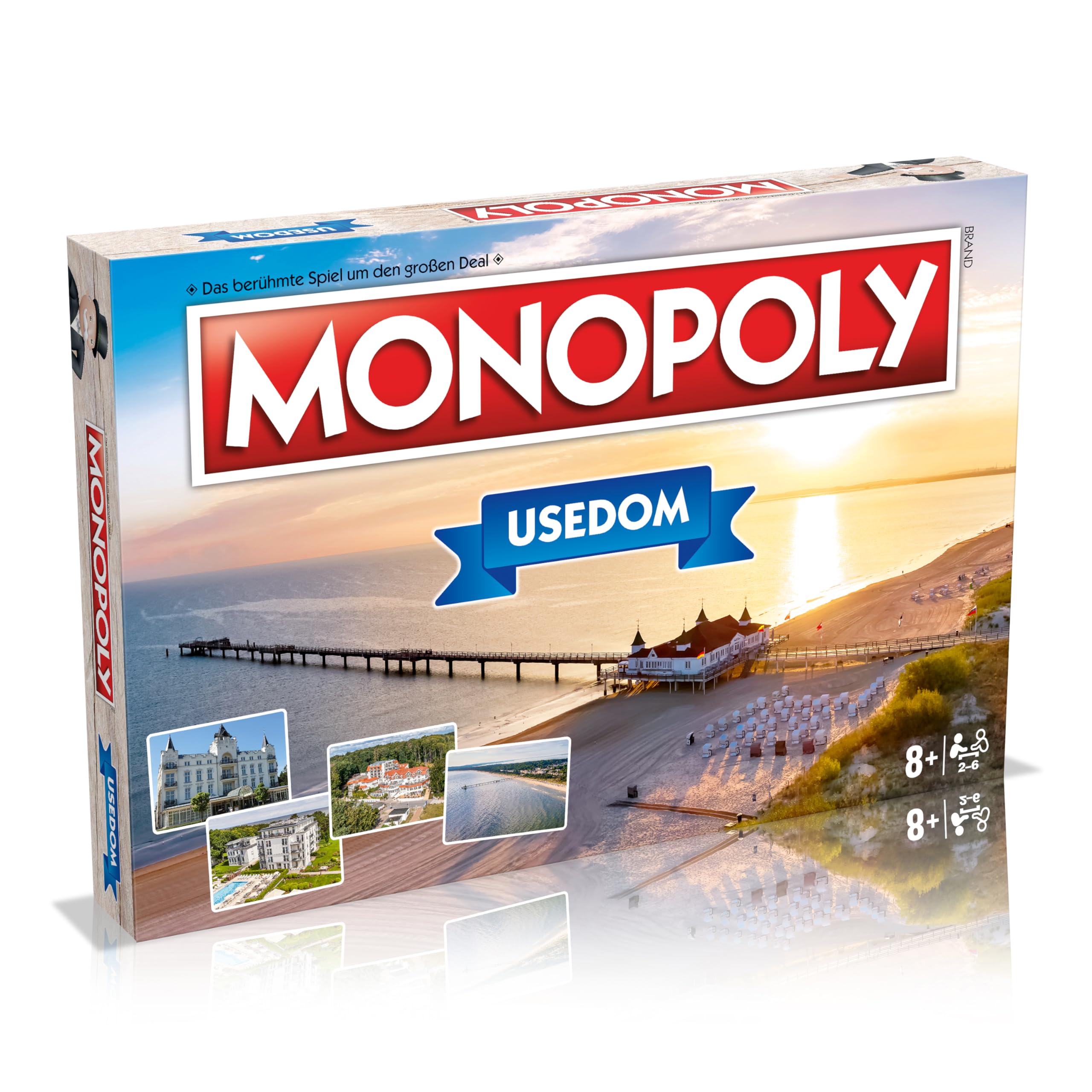 Winning Moves Monopoly Usedom Edition Brettspiel 2-6 Spieler