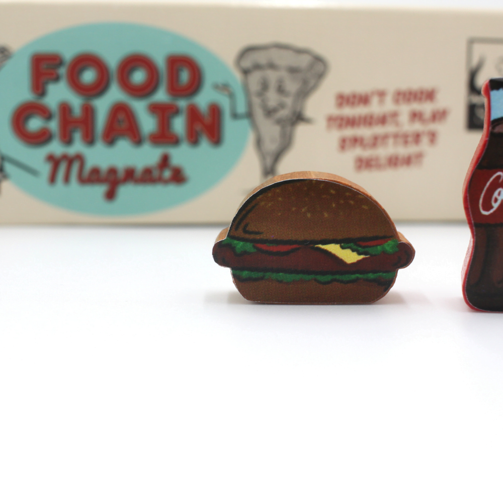 Meeple Sticker Food Chain Magnate Sticker Set Aufkleber