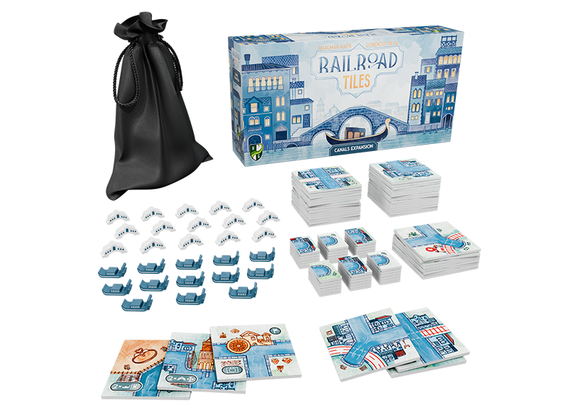Horrible Railroad Tiles Canals Erweiterung Brettspiel