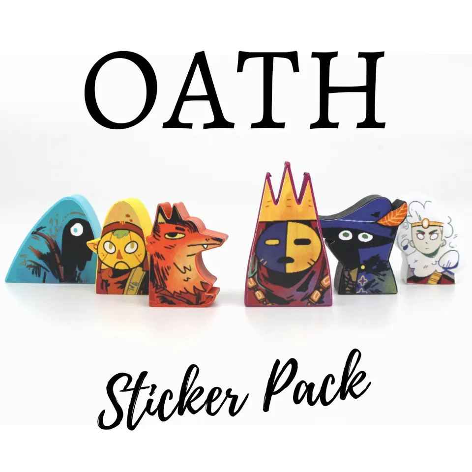 Meeple Sticker Stickers Oath Sticker Set Helden