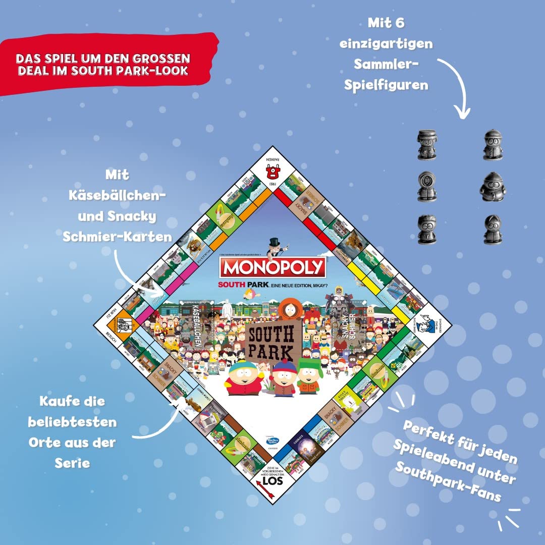 Winning Moves Monopoly South Park Brettspiel Deutsch ab 18 Jahren