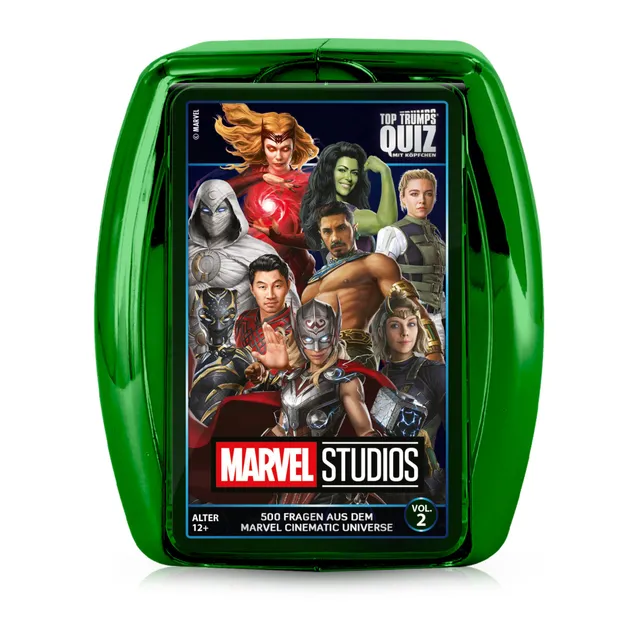 Top Trumps Quiz Marvel Kartenspiel 500 Fragen 100 Karten