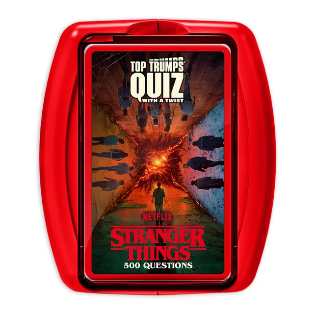 Winning Moves Top Trumps Quiz Stranger Things Kartenspiel 500 Fragen