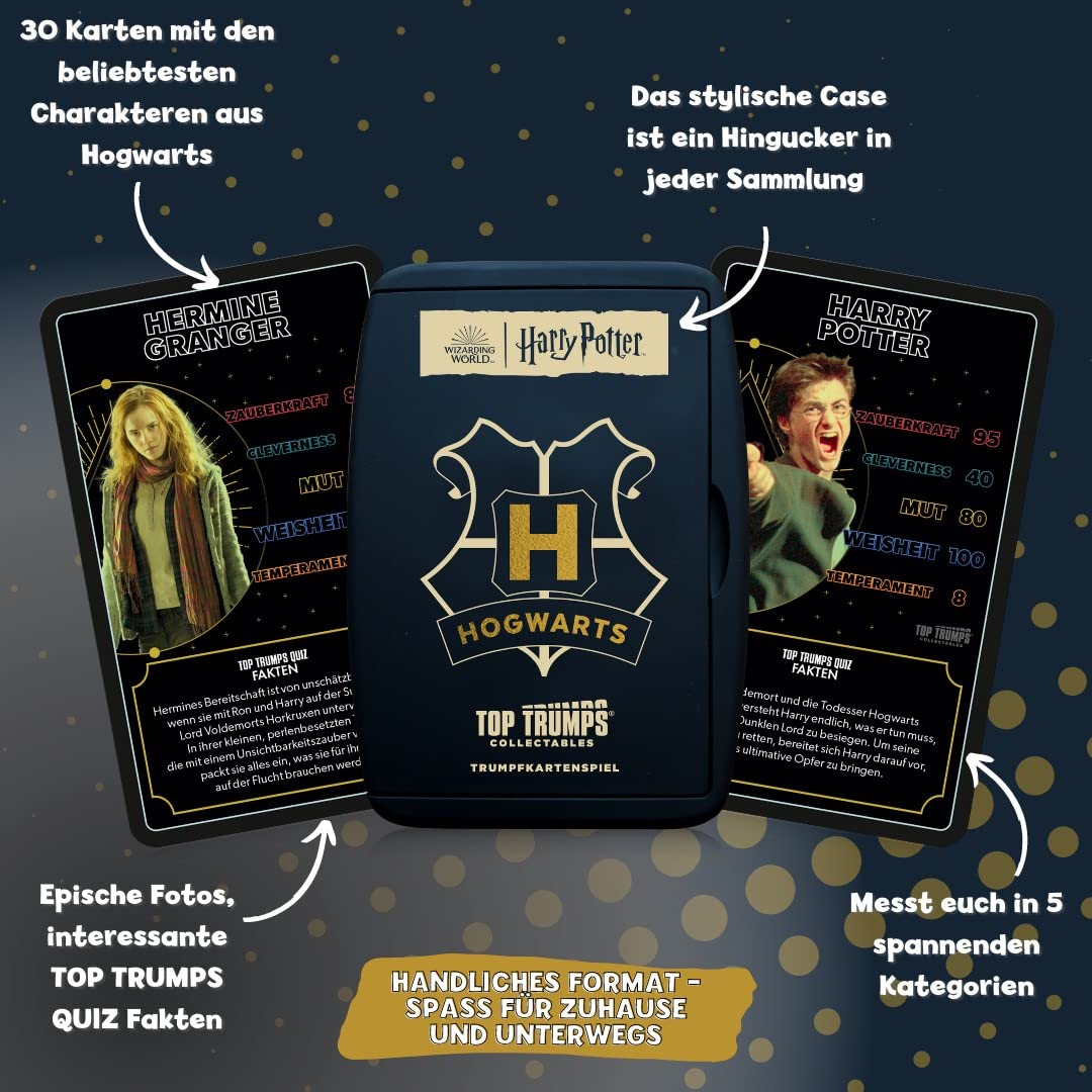 Winning Moves Top Trumps Collectables Harry Potter Quartett Deutsch