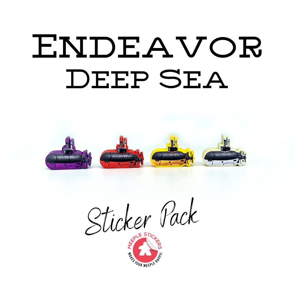 Meeple Sticker Endeavor Deep Sea Sticker Set Aufkleber