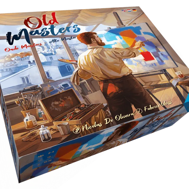 Keep Exploring Games Old Masters Brettspiel 2-4 Spieler Worker Placement