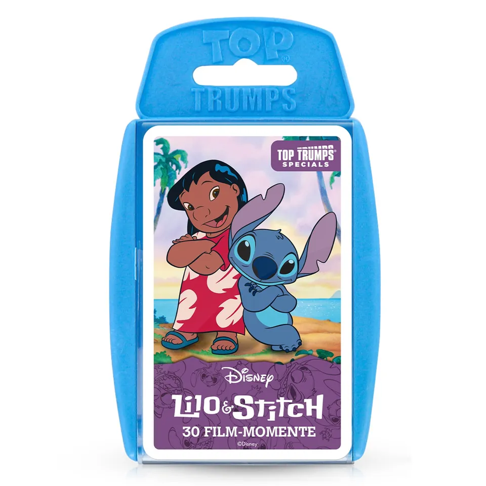 Winning Moves TOP TRUMPS Lilo & Stitch Kartenspiel Deutsch ab 6 Jahren