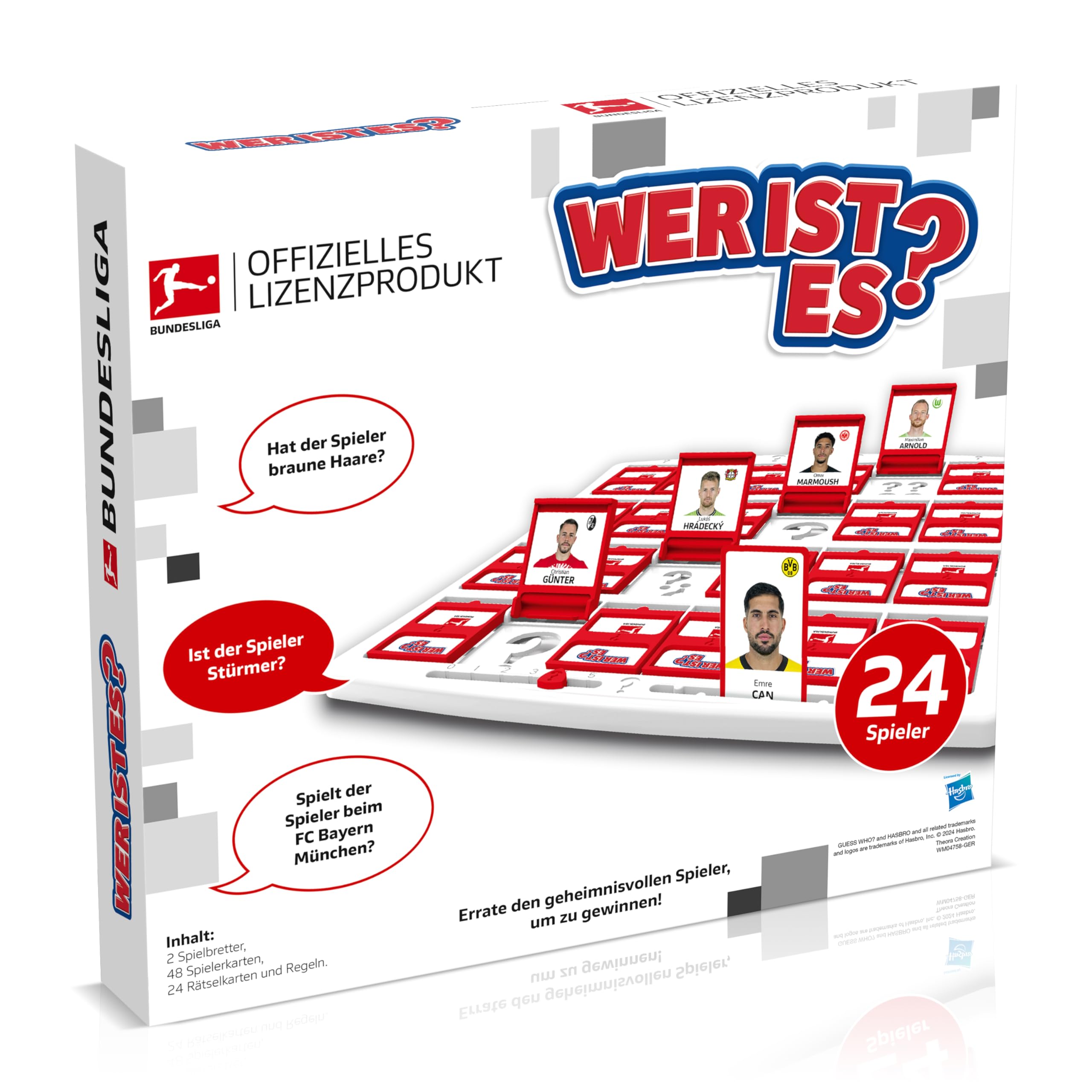 Winning Moves Wer ist es? Bundesliga Brettspiel 2 Spieler ab 5 Jahren
