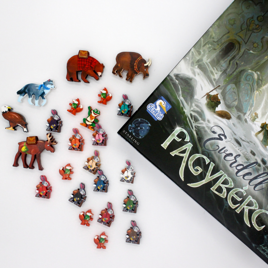 Meeple Sticker Everdell Spirecrest Sticker Set doppelseitig