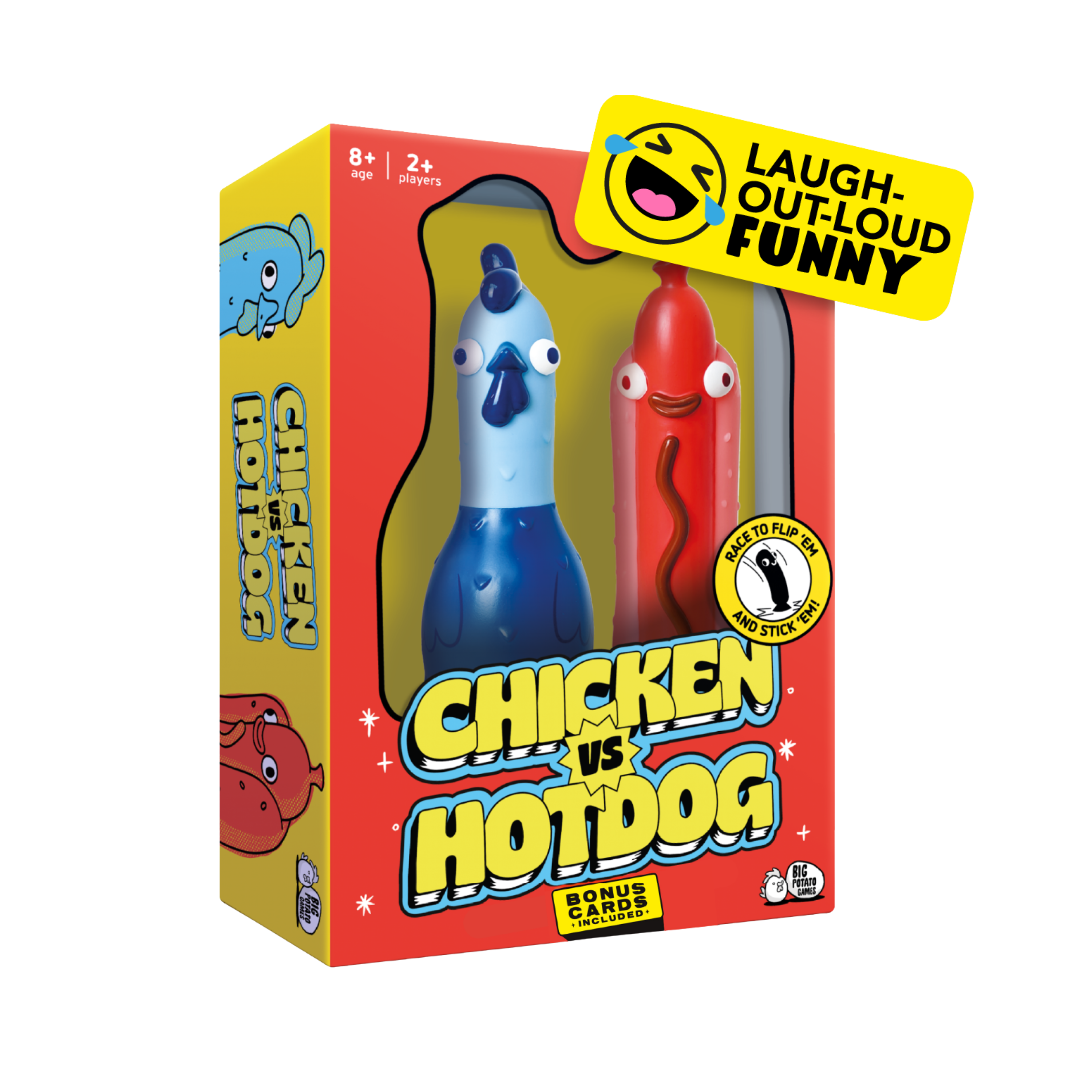 Big Potato Chicken vs Hotdog Partyspiel Hauptspiel Teams