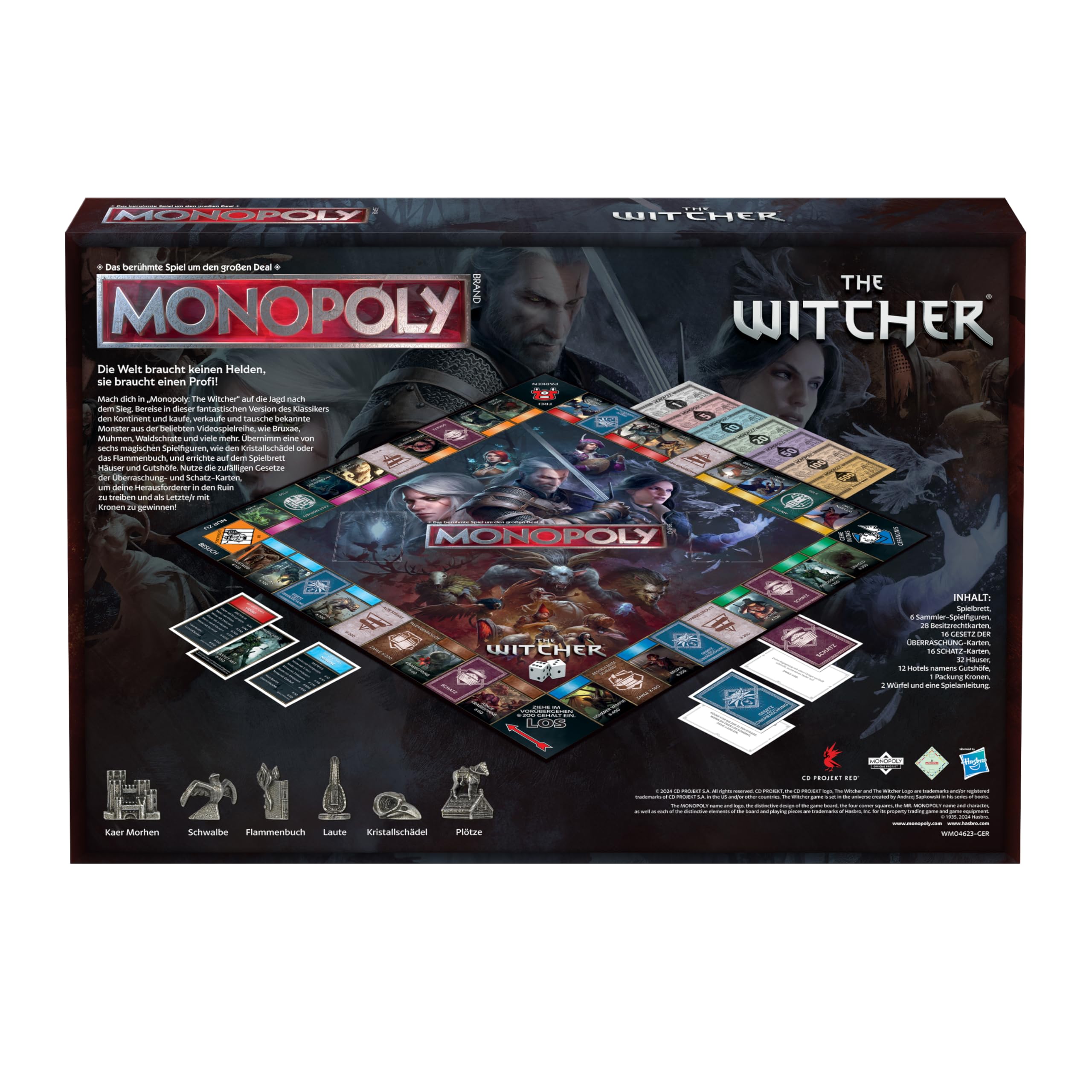 Winning Moves Monopoly The Witcher Brettspiel Deutsch ab 18 Jahren