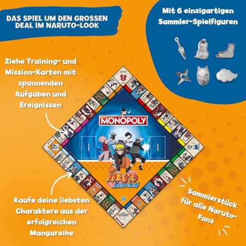Winning Moves Monopoly Naruto Edition Strategie Brettspiel Deutsch