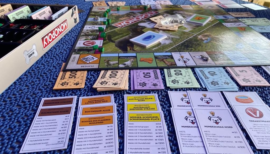 Winning Moves Monopoly Hunde Edition Brettspiel ab 8 Jahren
