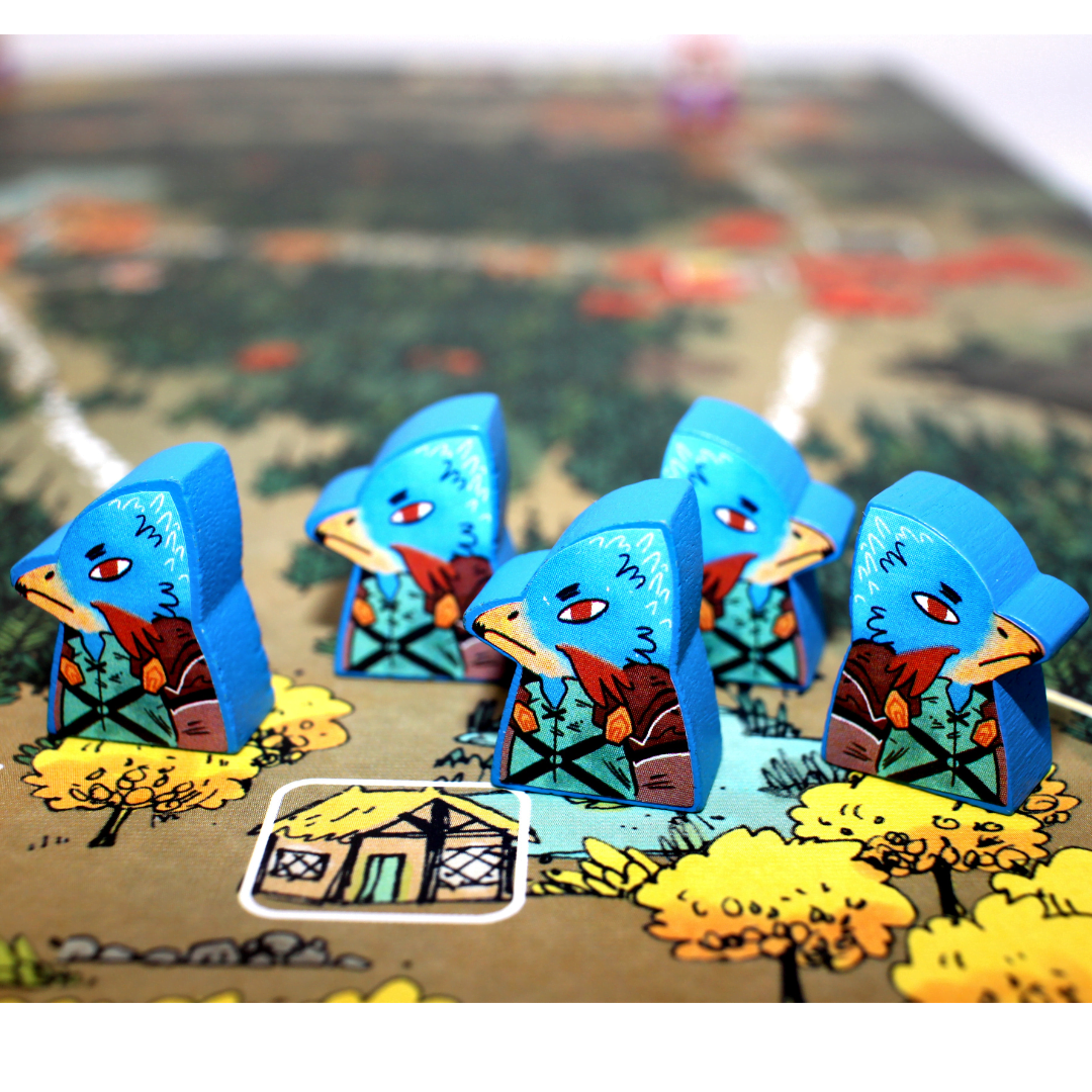 Meeple Sticker Stickers Root Sticker Set beidseitig