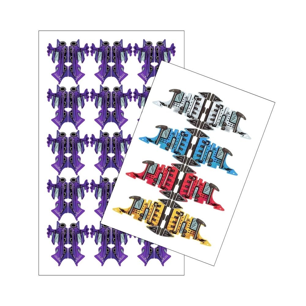 Meeple Sticker Arcs Blighted Reach Sticker Set Erweiterung
