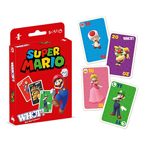 Winning Moves WHOT! Super Mario Kartenspiel ab 5 Jahren Reise