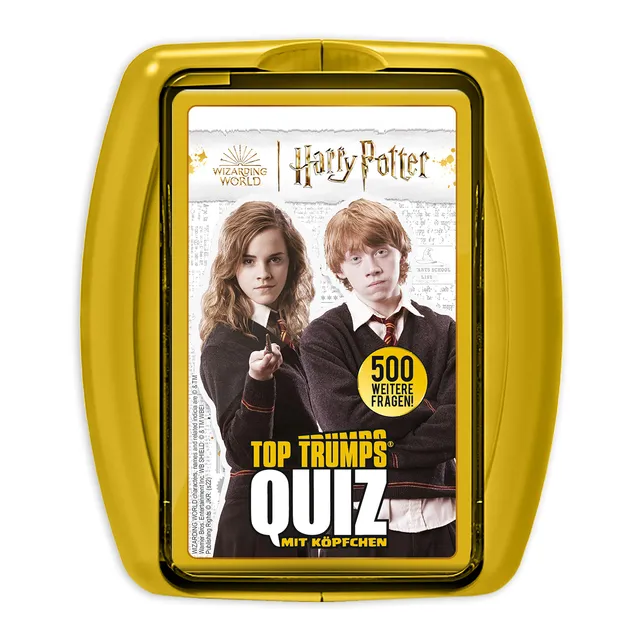 Top Trumps Quiz Harry Potter Hogwarts Kartenspiel 500 Fragen