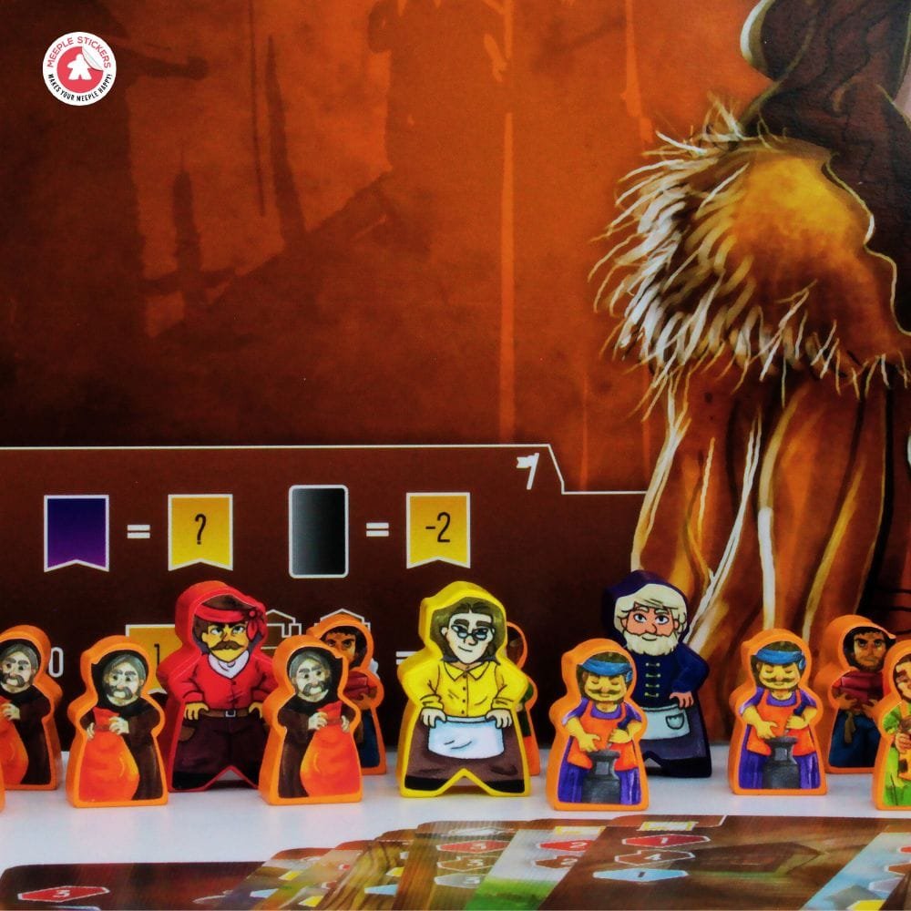 Meeple Sticker Architects Age of Artisans Sticker Set Meeple