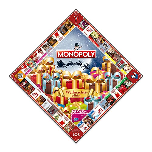 Winning Moves Monopoly Weihnachten Edition Brettspiel ab 8 Jahren