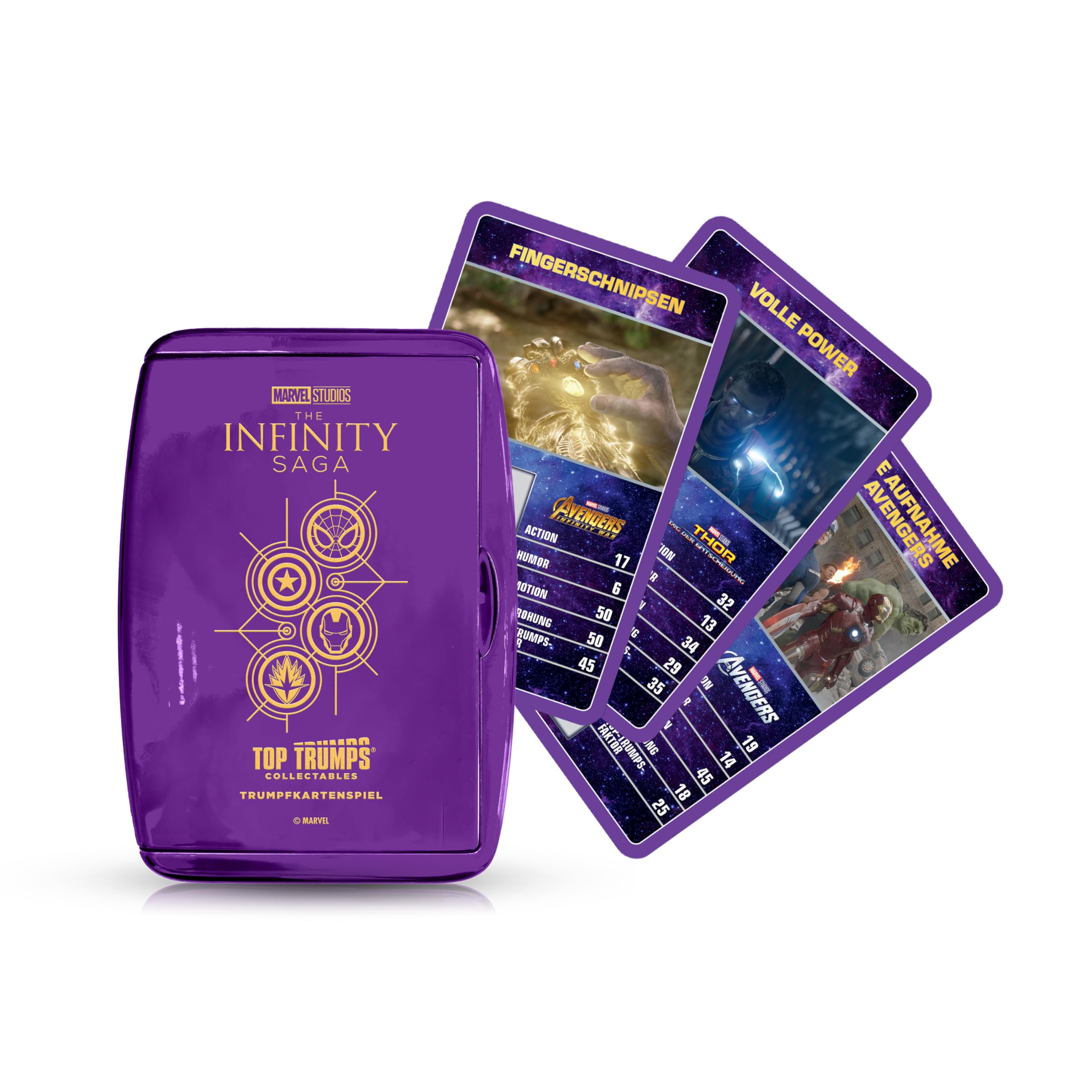 Winning Moves TOP TRUMPS Collectables Marvel Kartenspiel ab 12 Jahren