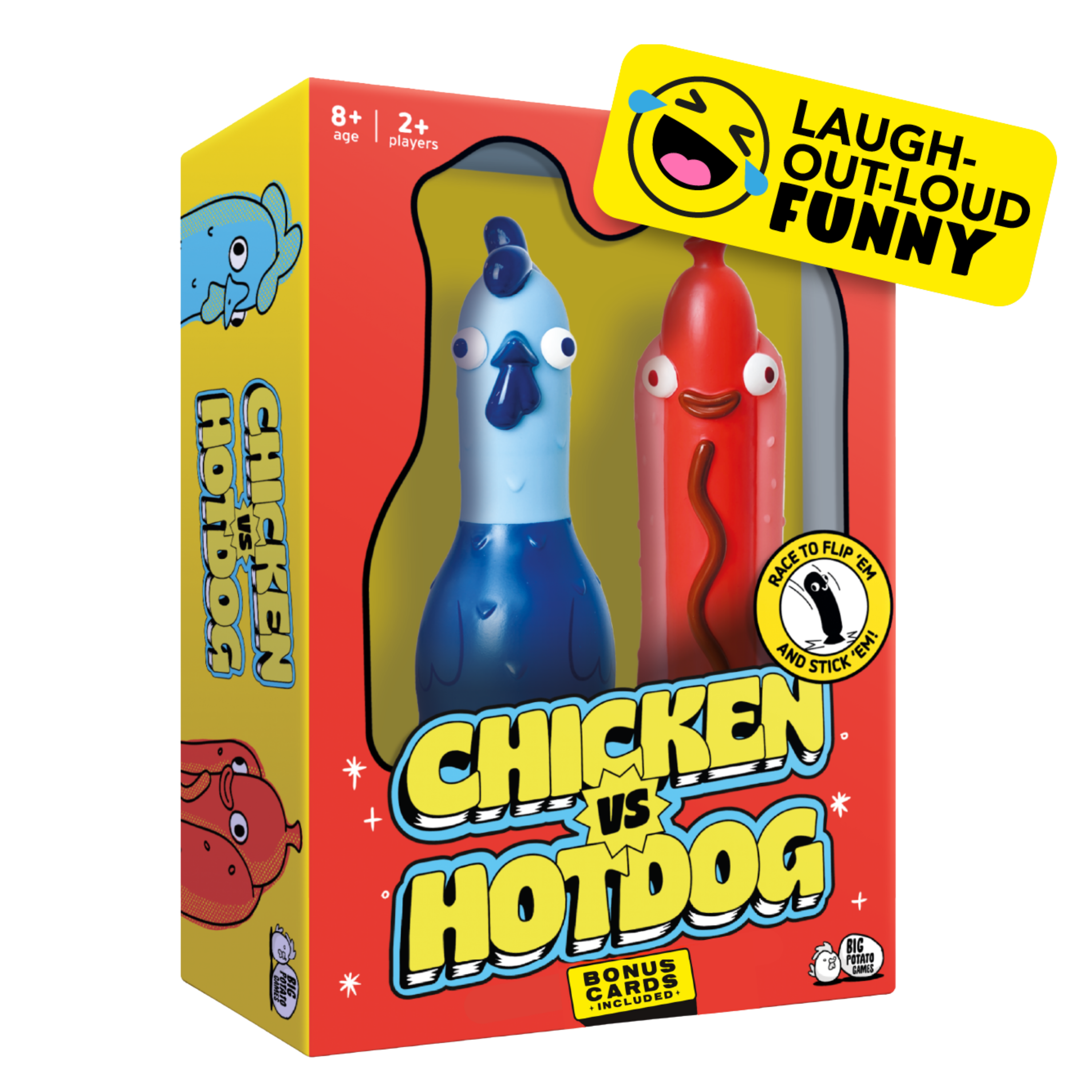 Big Potato Chicken vs Hotdog Partyspiel Hauptspiel Teams