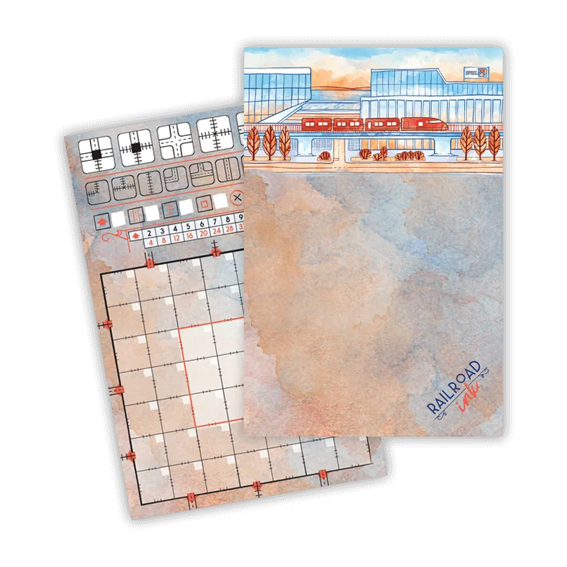 Horrible Railroad Ink SPIEL Promo Board Brettspiel Promo