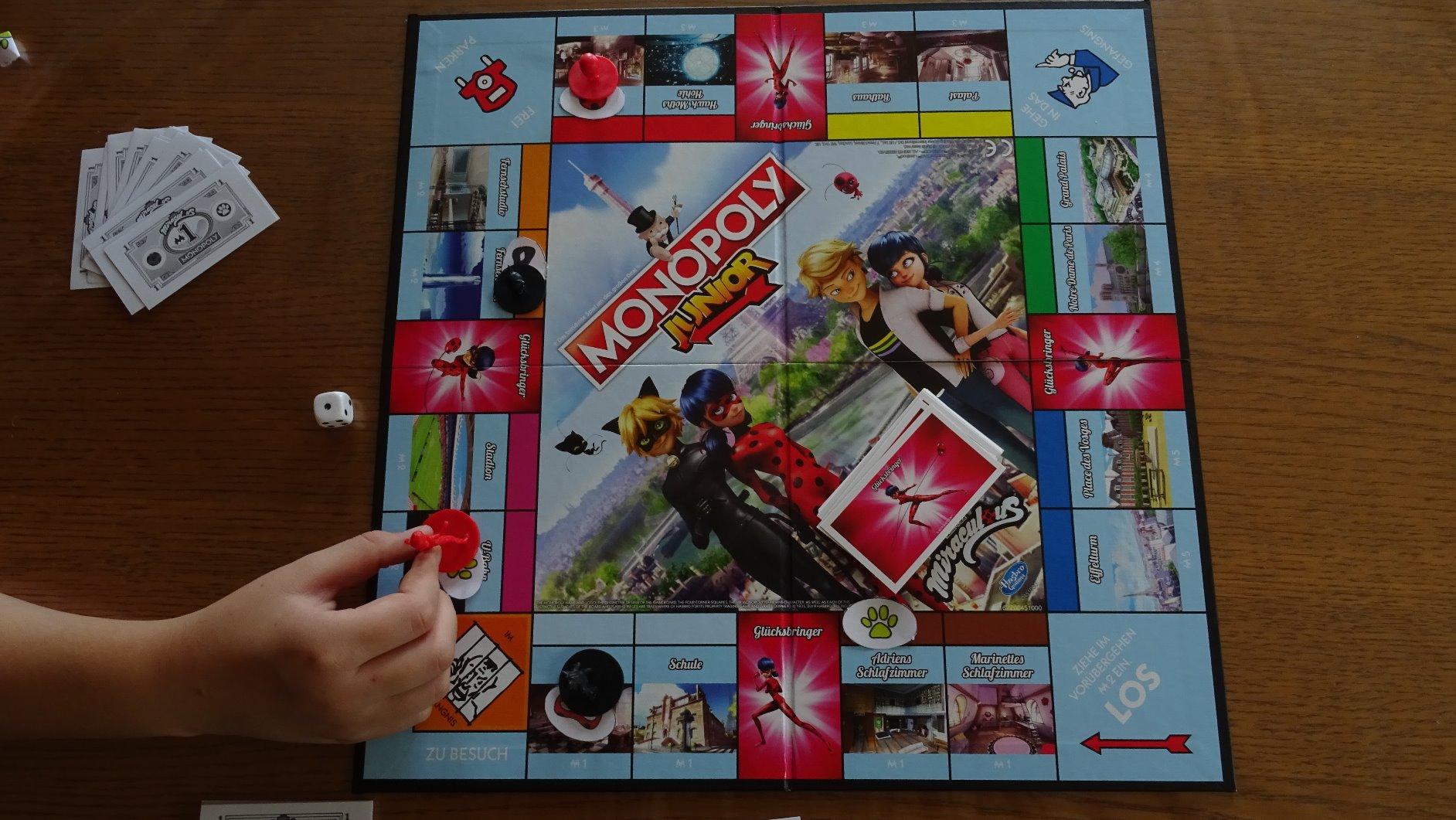 Winning Moves Monopoly Junior Miraculous Brettspiel Deutsch ab 5 Jahren