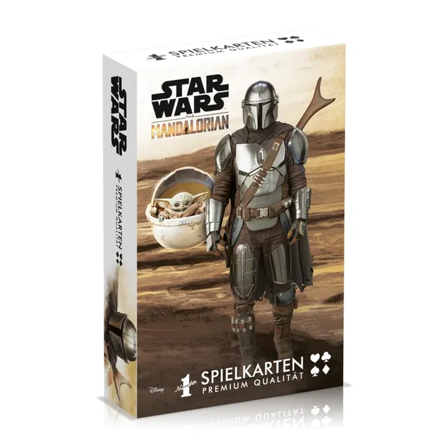 Winning Moves Number 1 Spielkarten Mandalorian Baby Yoda 54 Karten