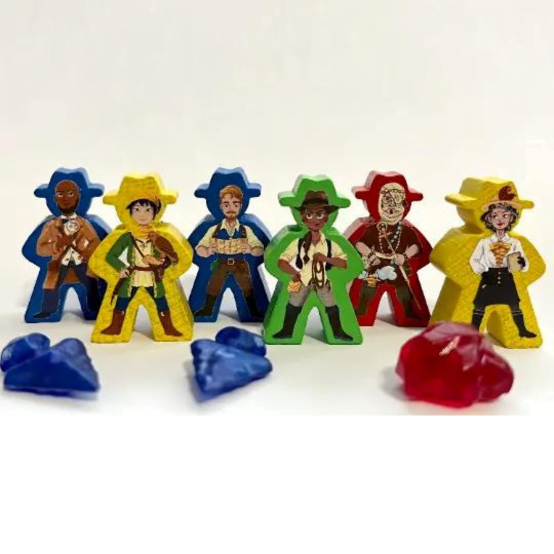 Meeple Sticker Lost Ruins of Arnak Sticker Set 26 Stück