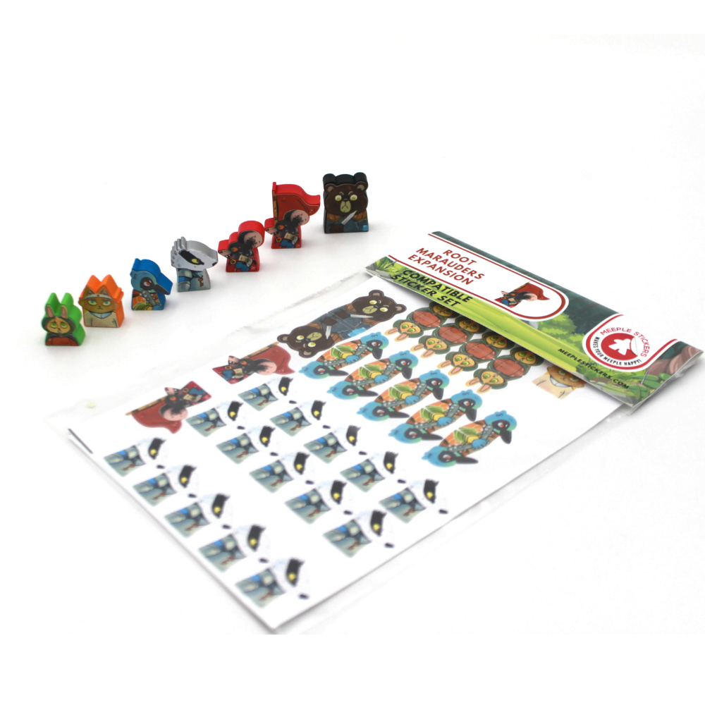 Meeple Sticker Root Marauders Sticker Set Fraktionen