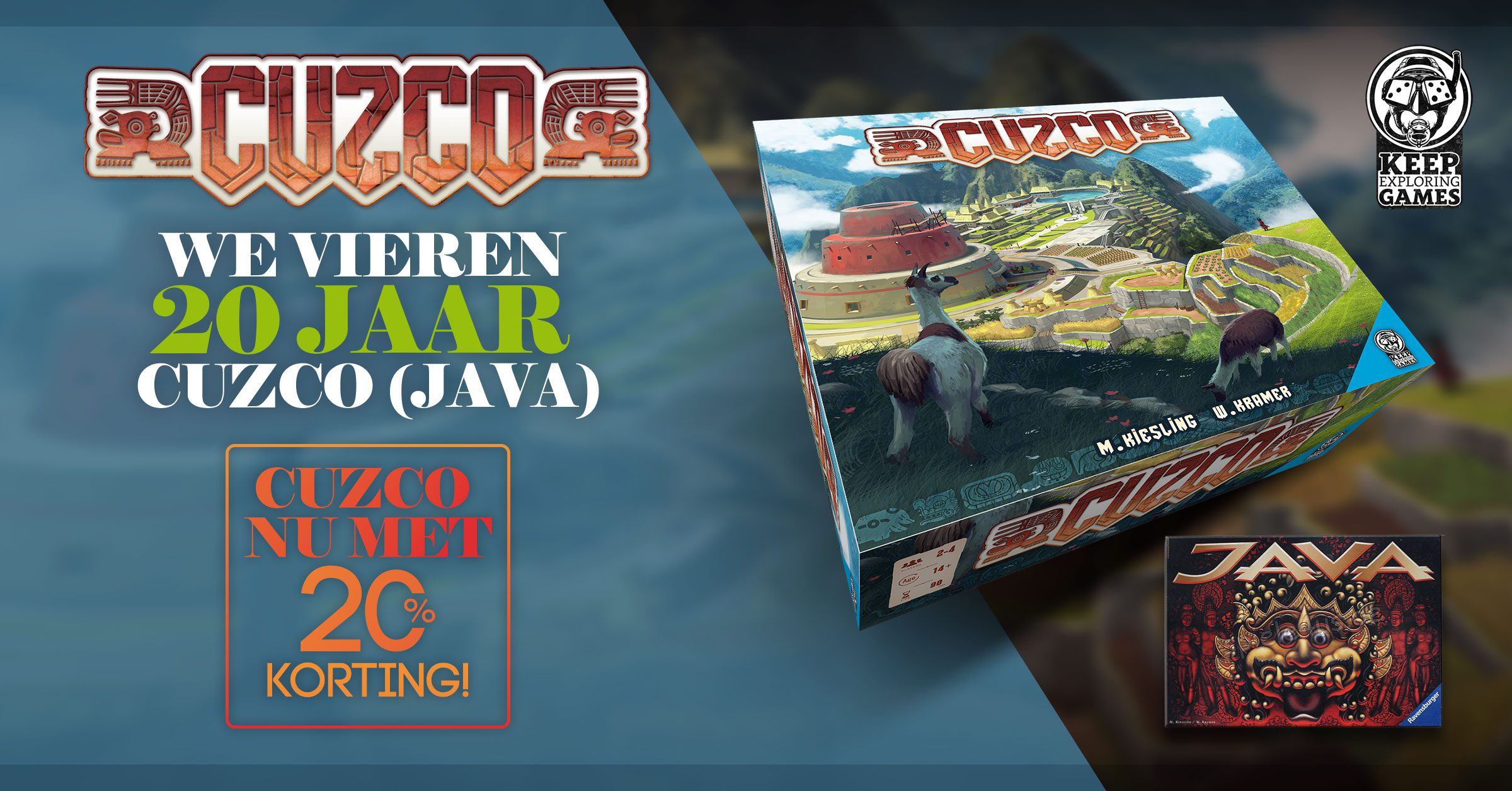 Keep Exploring Mask Trilogy Cuzco Brettspiel Resin-Tempel