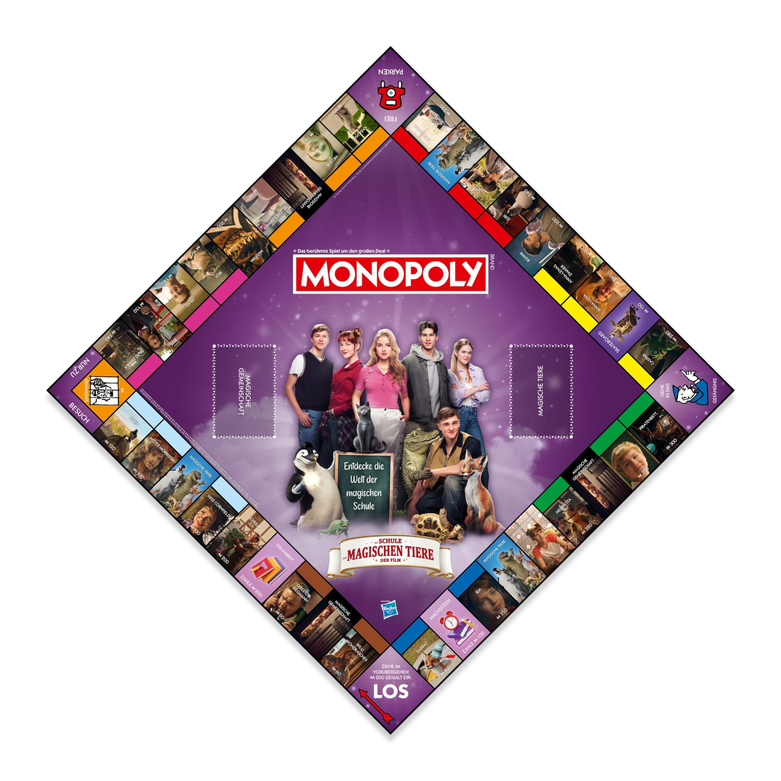Winning Moves Monopoly Schule der magischen Tiere Brettspiel ab 8