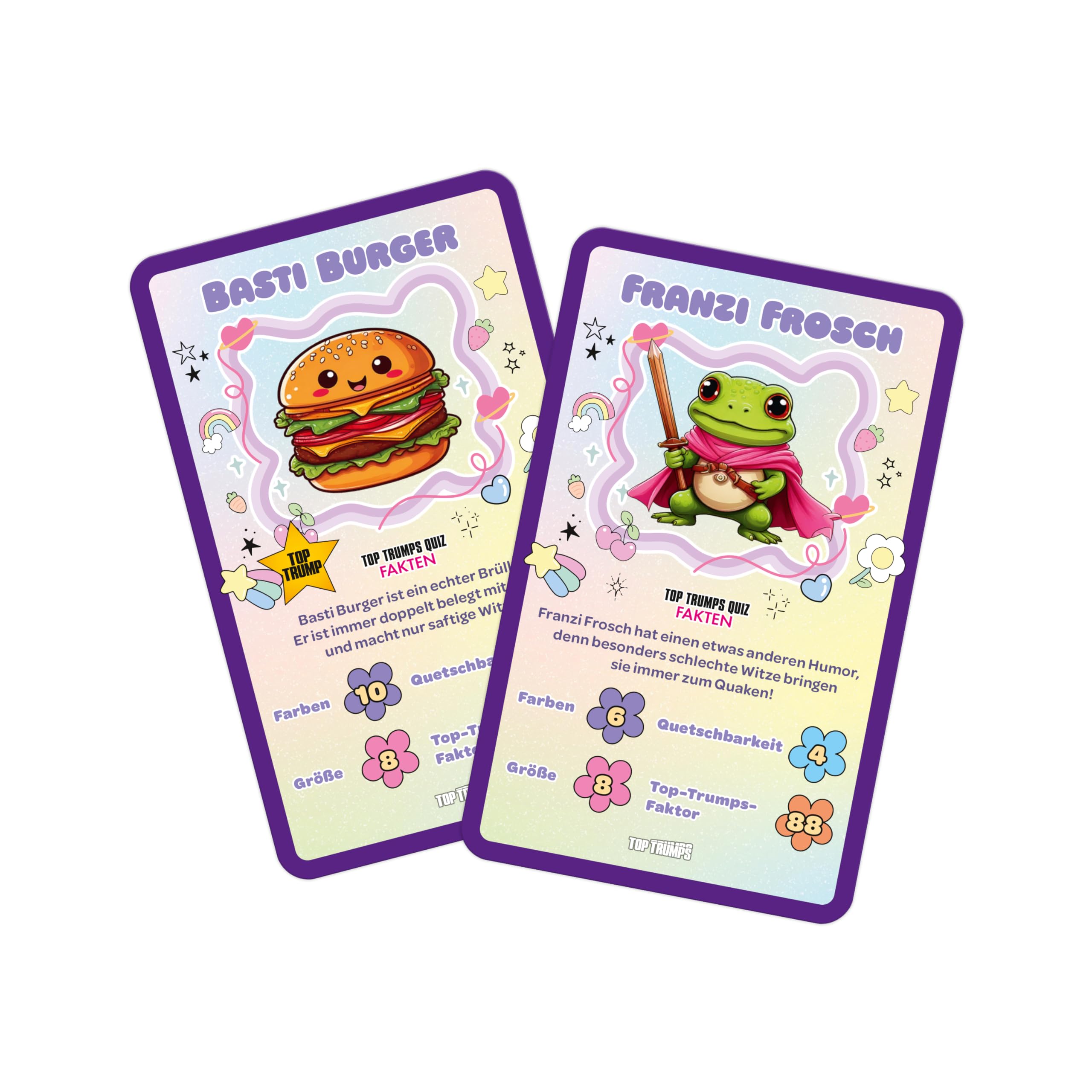 TOP TRUMPS Kawaii Kuddlies Kartenspiel 30 Karten ab 6 Jahren