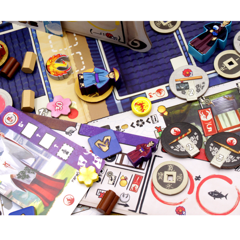 Meeple Stickers Iki Sticker Set Aufkleber Brettspiel doppelseitig