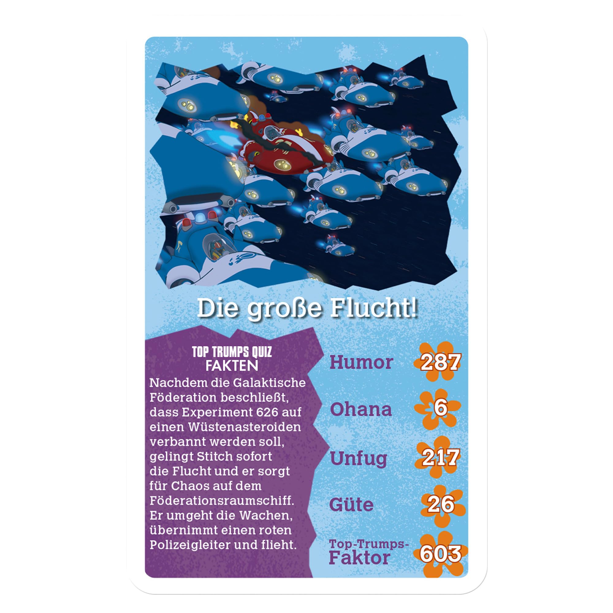 Winning Moves TOP TRUMPS Lilo & Stitch Kartenspiel Deutsch ab 6 Jahren