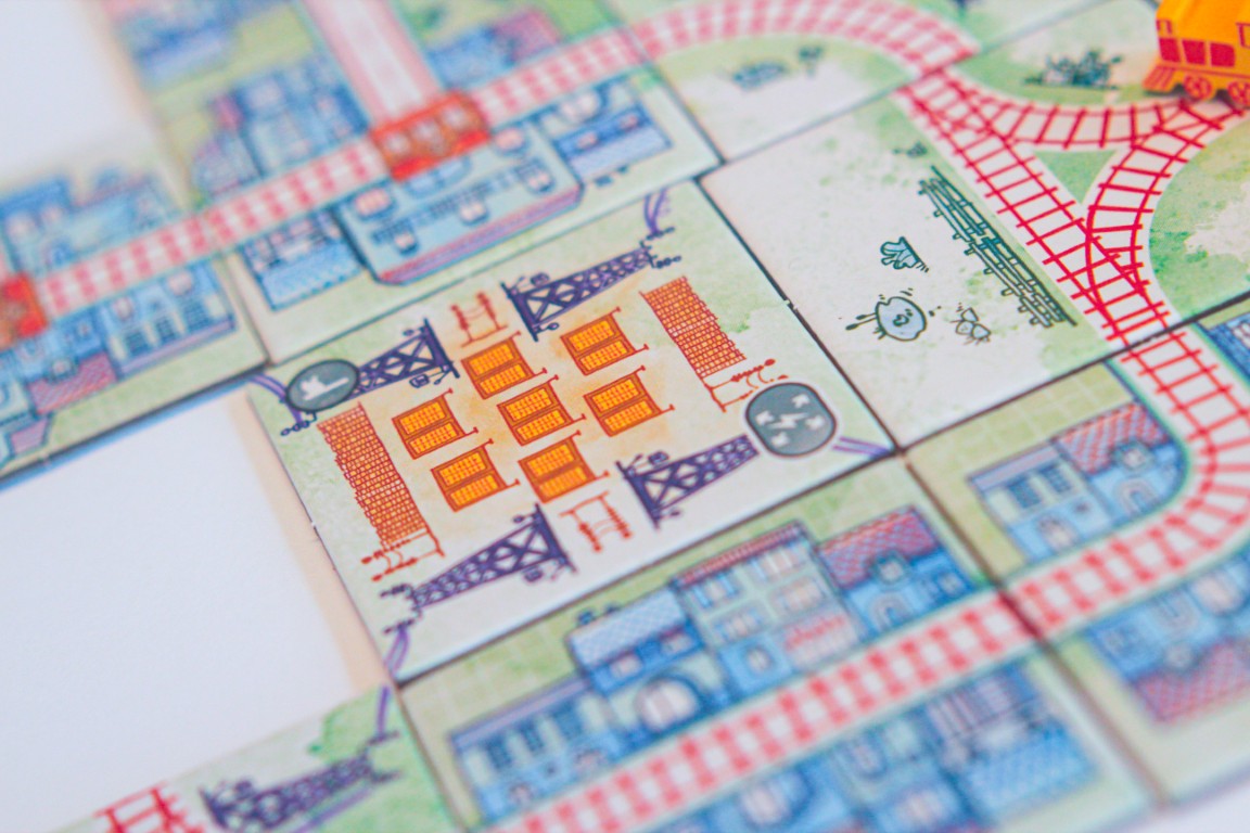 Horrible Railroad Tiles Energy Expansion Plättchenspiel Erweiterung