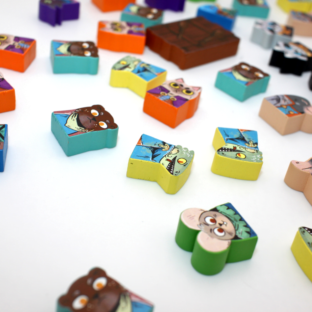 Meeple Sticker Root Riverfolk Sticker Set Fraktionen