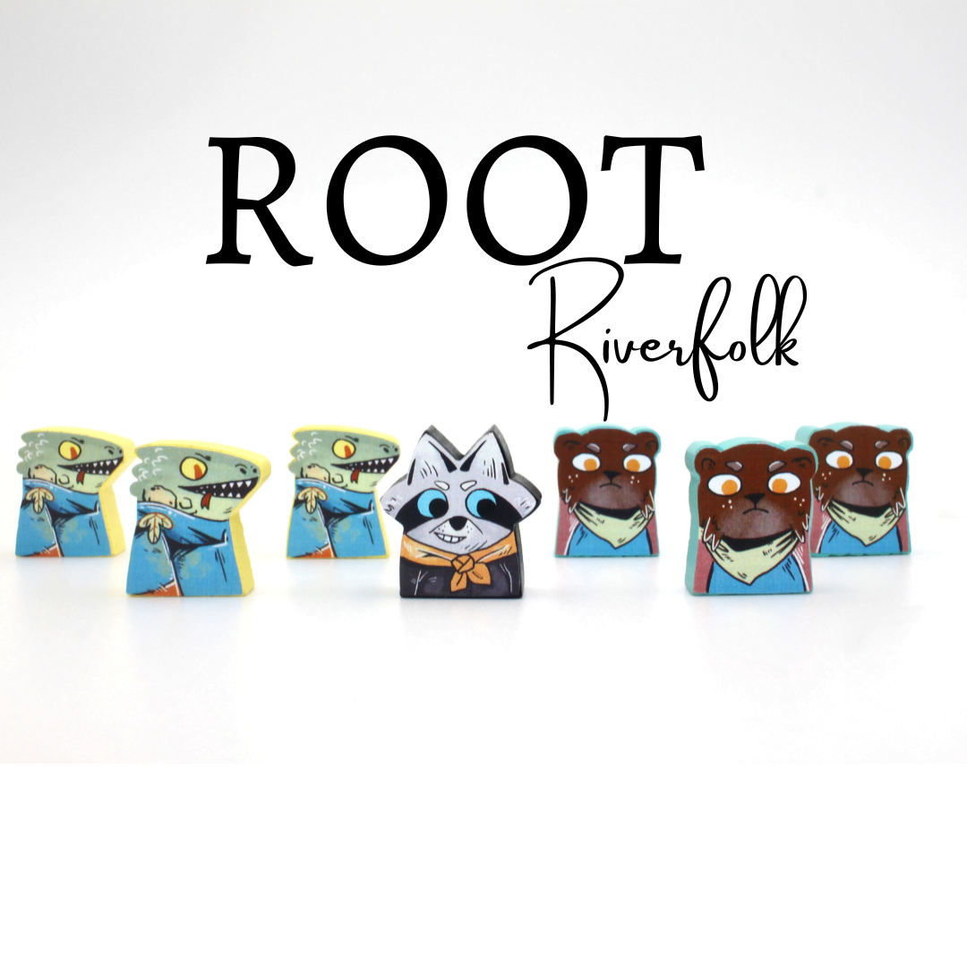 Meeple Sticker Root Riverfolk Sticker Set Fraktionen
