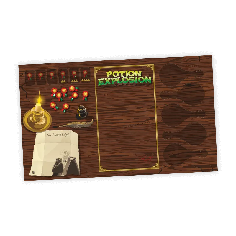Horrible Potion Explosion Neopren Spielmatte Playmat