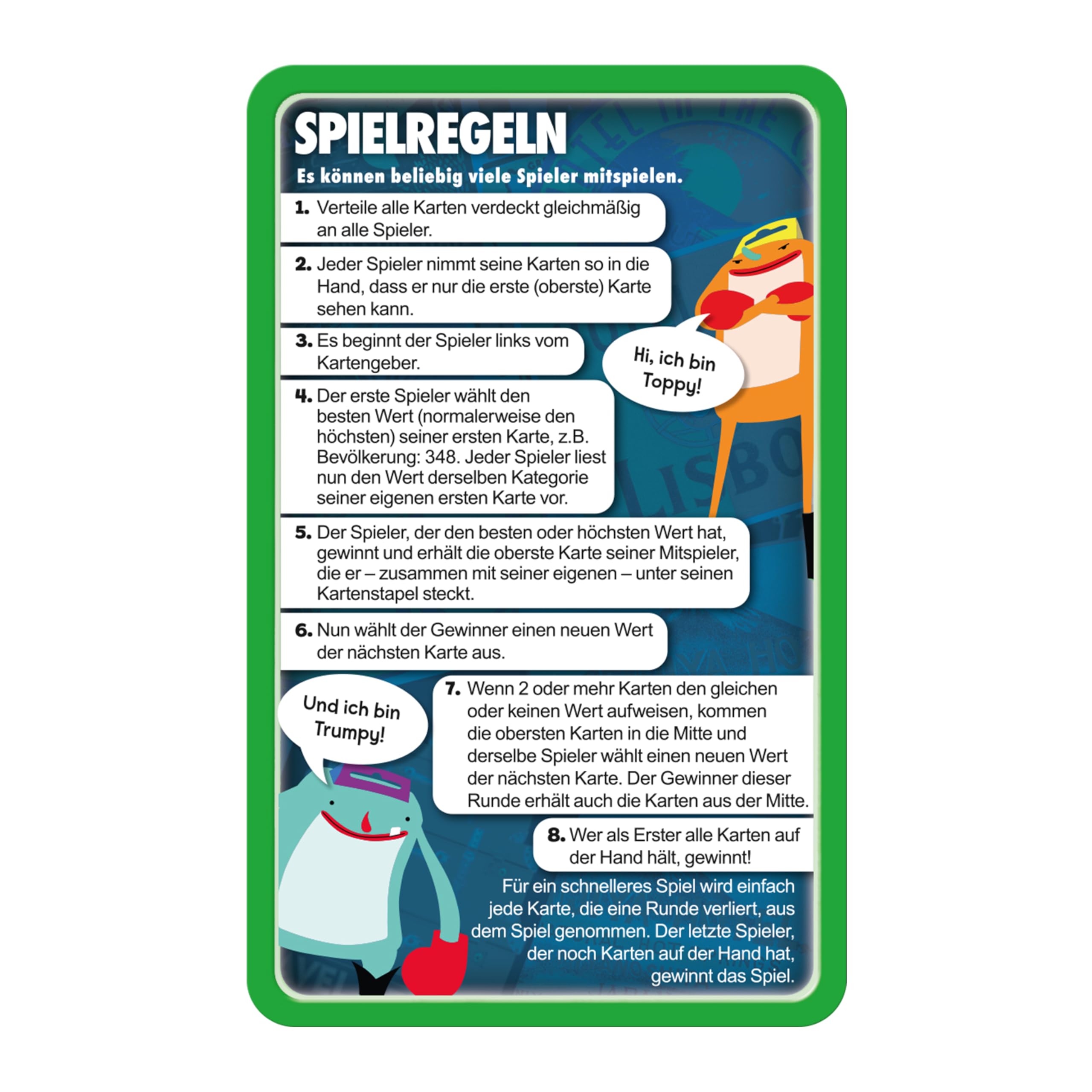 Winning Moves Top Trumps Länder der Welt Kartenspiel ab 6
