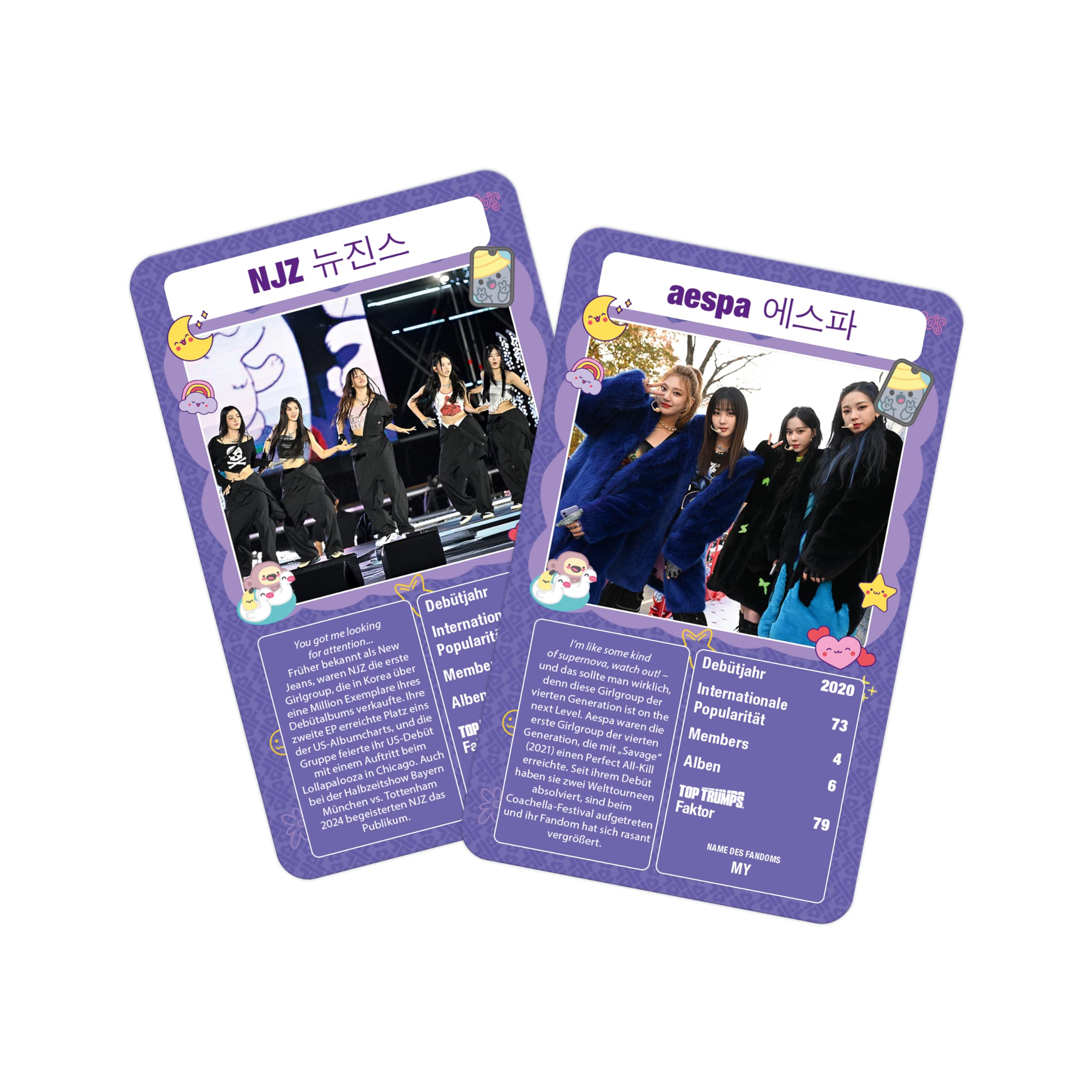 Winning Moves Top Trumps K-Pop Kartenspiel Deutsch BTS Edition