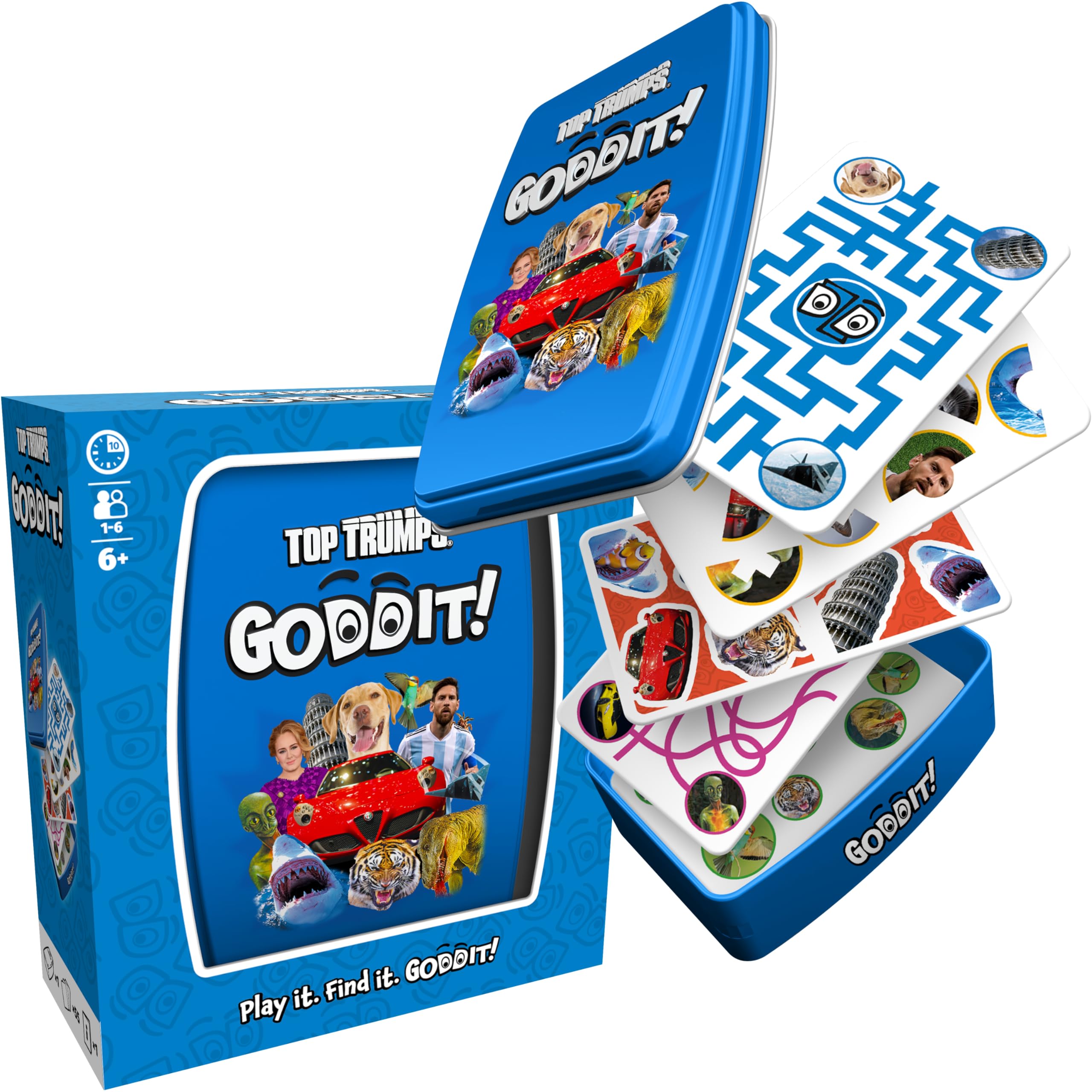 Winning Moves Top Trumps Goddit Original Partyspiel 55 Karten