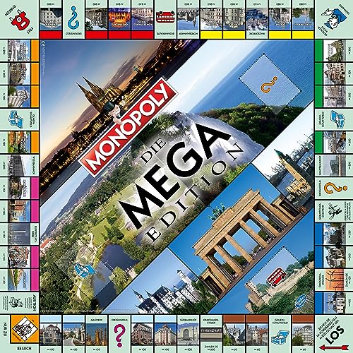Winning Moves Monopoly Mega 2nd Edition Brettspiel 2-6 Spieler Deutsch