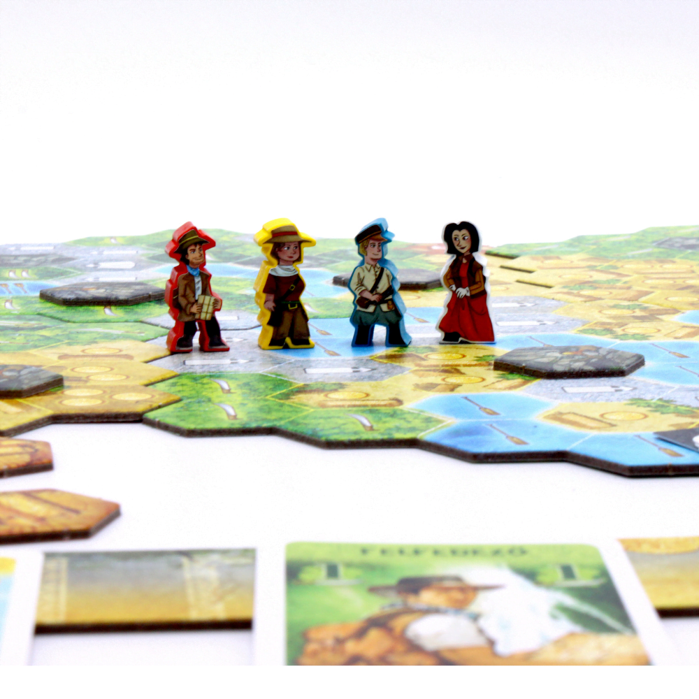 Meeple Sticker Quest for El Dorado Sticker Set beidseitig