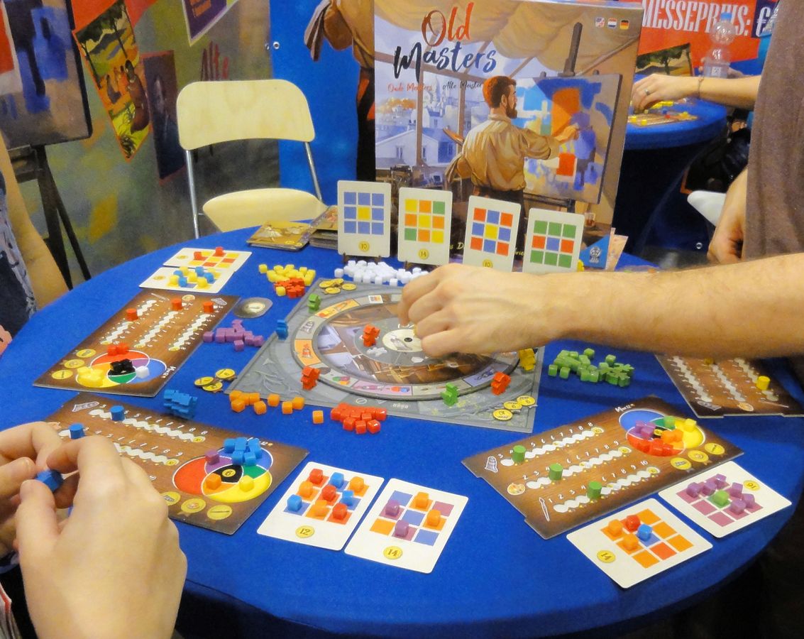 Keep Exploring Games Old Masters Brettspiel 2-4 Spieler Worker Placement