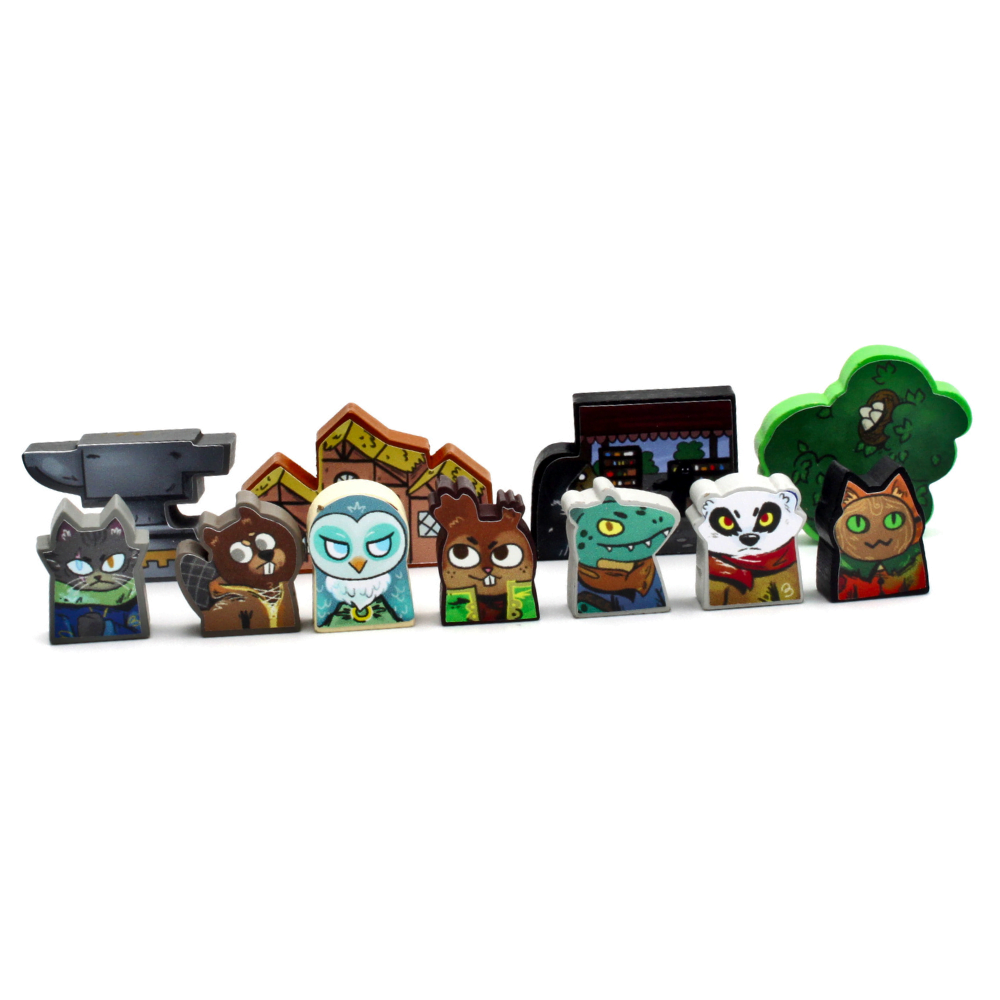 Meeple Sticker Root Vagabond Landmarks Sticker Set Token