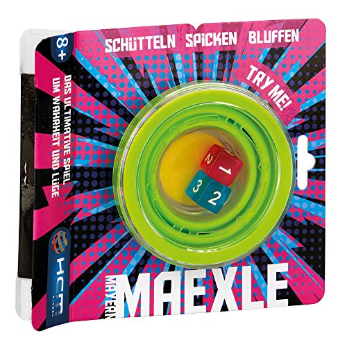 HCM Kinzel Maexle Würfelspiel mit Becher 2 Würfel